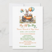 Easter Brunch & Egg Hunt | Spring Bunny Carrot Car Kaart (Voorkant)