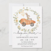 Easter Brunch & Egg Hunt | Wildflower Bunny Kaart (Voorkant)