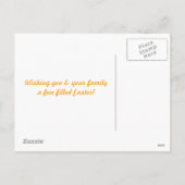 Easter Bunnies-Briefkaart Feestdagenkaart (Achterkant)