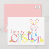 Easter Bunnies Briefkaarten (Voorkant / Achterkant)