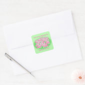 Easter Bunnies Spring Design Bookplate Sticker (Envelop)