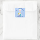Easter Bunnies Spring Design Bookplate Sticker (Tas)