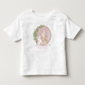 Easter Bunny at Garden Personalized Kinder Shirts (Voorkant)