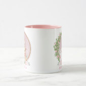Easter Bunny at Garden Personalized Mug Mok (Midden)