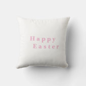 Easter Bunny at Garden Personalized Throw Pillow Kussen (Achterkant)