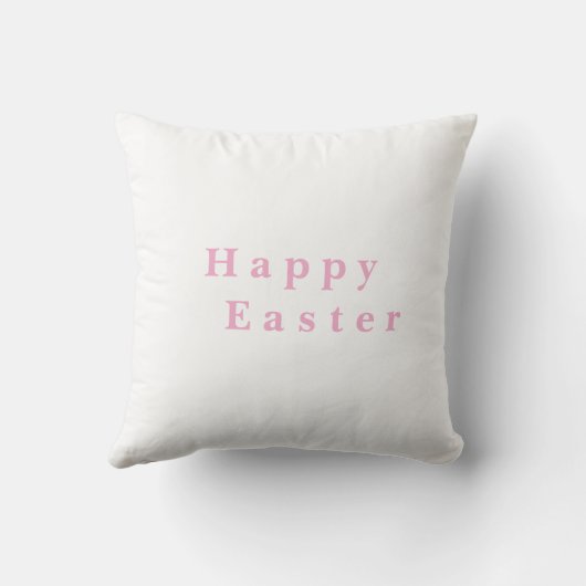 Easter Bunny at Garden Personalized Throw Pillow Kussen (Achterkant)