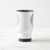Easter Bunny at Garden Personalized Travel Mug Reisbeker (Center)
