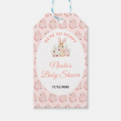 Easter Bunny Baby Shower Cadeaulabel (Voorkant)
