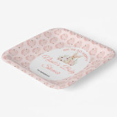 Easter Bunny Baby Shower Papieren Bordje (Gebogen)