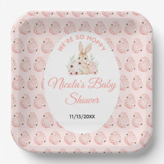 Easter Bunny Baby Shower Papieren Bordje