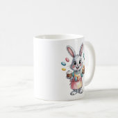 Easter Bunny Baker Mug Cute Gift for Women Spring Koffiemok (Voorkant rechts)