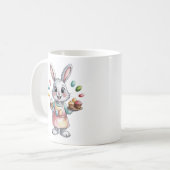 Easter Bunny Baker Mug Cute Gift for Women Spring Koffiemok (Voorkant links)