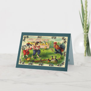 Easter Bunny Baseball Wenskaart Feestdagen Kaart