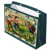 Easter Bunny Baseball Wenskaart Groot Cadeauzakje (Achterkant Gekanteld)