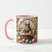 Easter Bunny Basket Cute Spring Bunny Mok (Links)