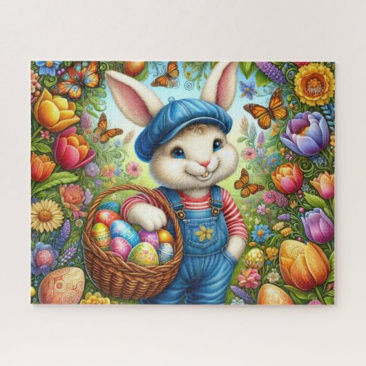 Easter Bunny Boy Legpuzzel (Horizontaal)