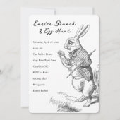 Easter Bunny Brunch and Egg Hunt Invitation Kaart (Voorkant)