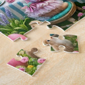Easter Bunny Celebration Forest Dinner Party  Legpuzzel (Zijkant)