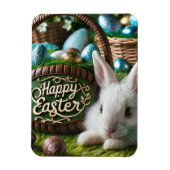 Easter Bunny Chocolate Egg Magneet (Verticaal)