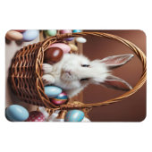 Easter Bunny Chocolate Egg Magneet (Horizontaal)