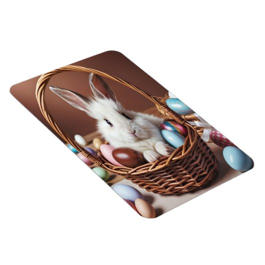 Easter Bunny Chocolate Egg Magneet (Rechterzijde)