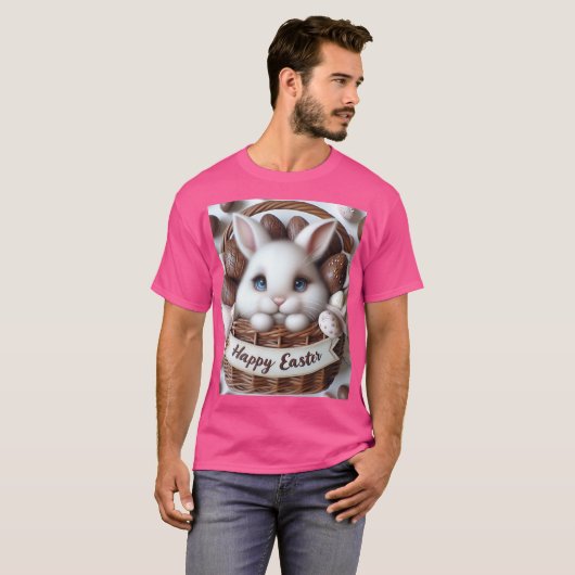 Easter Bunny Chocolate Egg T-shirt (Voorkant volledig)