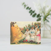  Easter Bunny Choir Feestdagenkaart (Staand voorkant)