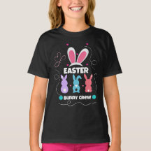 Easter Bunny Crew Girl's T-shirt - Schattige Famil