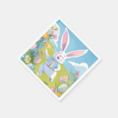 Easter Bunny | Cute Easter Pastel Wildflower Servet (Hoek)