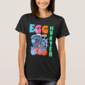 Easter Bunny Dinosaur T Rex Children's Egg Hunt Ea T-shirt (Voorkant)