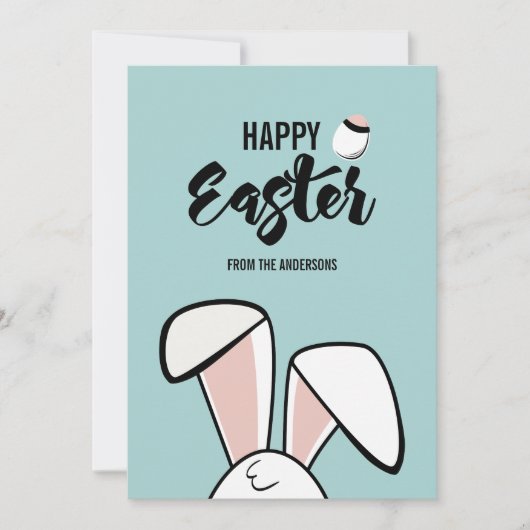 Easter Bunny Ears Kaart (Voorkant)