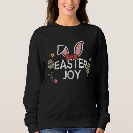 Easter Bunny Easter joy Easter Sayings Trui (Voorkant)