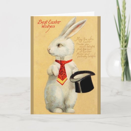 Easter Bunny Easter Wenskaart Feestdagen Kaart (Voorkant)