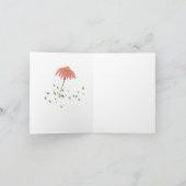 Easter Bunny EGG-CITING illustratie Feestdagen Kaart (Binnen)