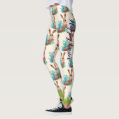 EASTER Bunny Egg Hunt Party Pants Women's Girls Leggings (Links)