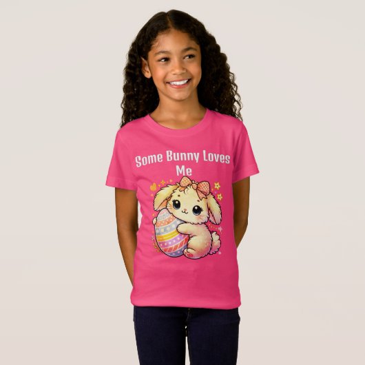 Easter Bunny Egg Kinderen T-shirt (Voorkant volledig)