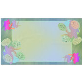 Easter Bunny & Eggs Tablecloth Tafelkleed (Voorkant (Horizontaal))