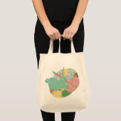 Easter Bunny Eggs Tote Bag (Voorkant (product))