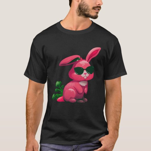 Easter Bunny Faces cool Easter Rabbit Bunnies  5 T-shirt (Voorkant)