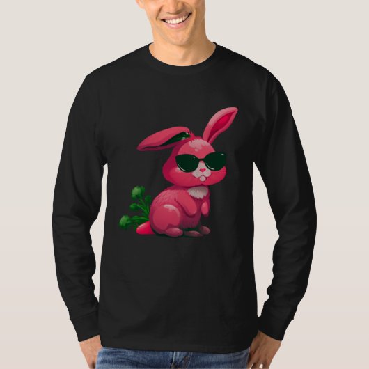 Easter Bunny Faces cool Easter Rabbit Bunnies  5 T-shirt (Voorkant)