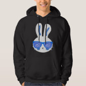 Easter Bunny Faces cool Easter Rabbit Bunnies Hoodie (Voorkant)