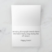 Easter Bunny Feestdagen Kaart (Binnen)