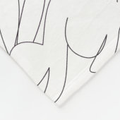 Easter Bunny Fleece Blanket Deken (Hoek)