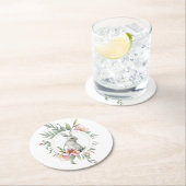 Easter Bunny Floral  Ronde Kartonnen Onderzetter (Insitu)