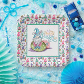 Easter Bunny Gnomes Papieren Bordje (Feest)