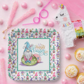 Easter Bunny Gnomes Papieren Bordje (Feest)