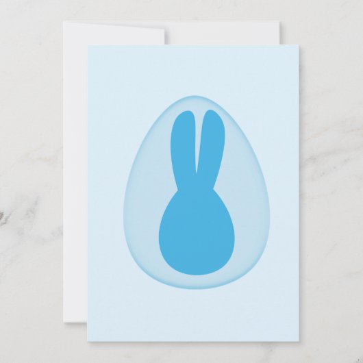 Easter bunny greeting card kaart (Voorkant)