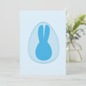Easter bunny greeting card kaart (Staand voorkant)