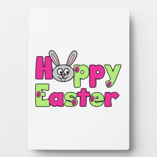 Easter Bunny Happy Easter Eggs Fotoplaat (voorkant)