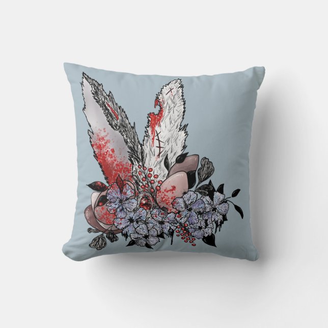 Easter Bunny Horror Kussen (Voorkant)